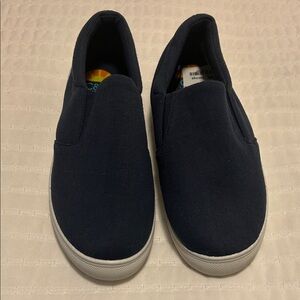 C&C California Navy Slip-On Shoes